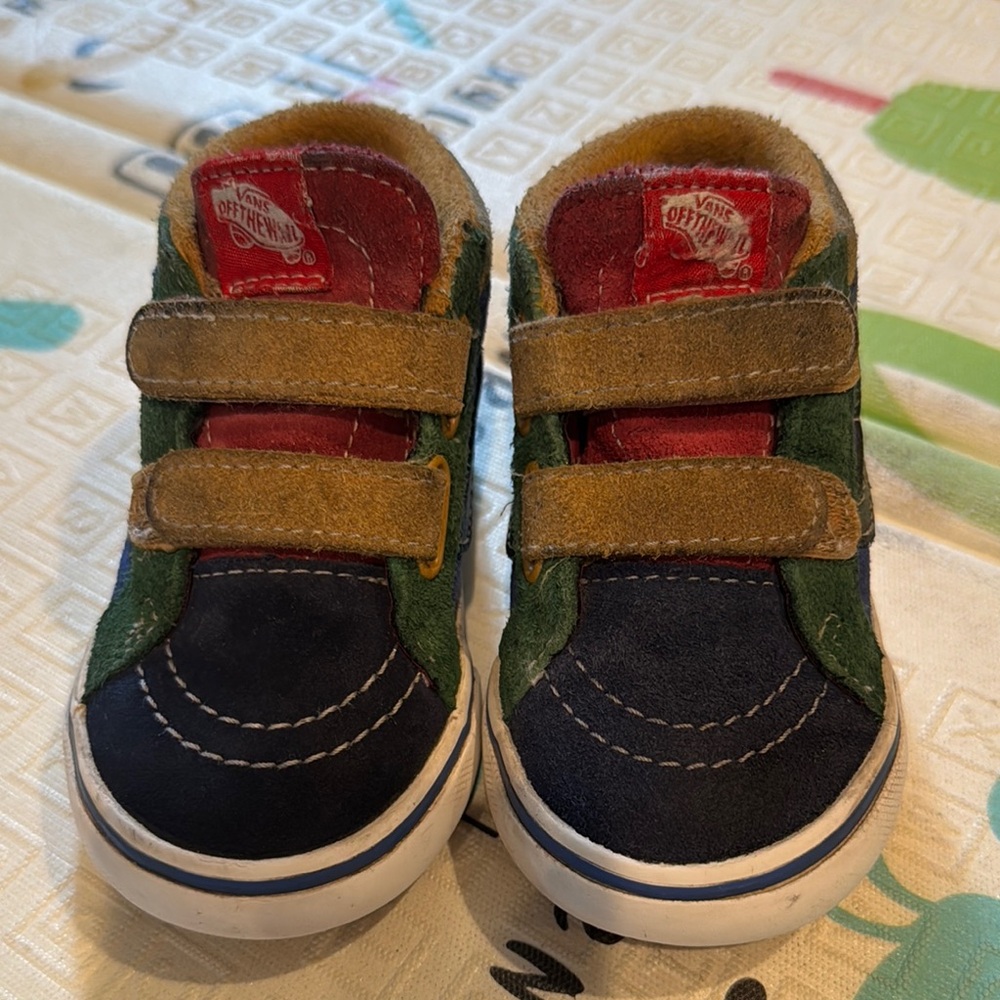 Vans Kids' Multicolor Velcro Sneakers